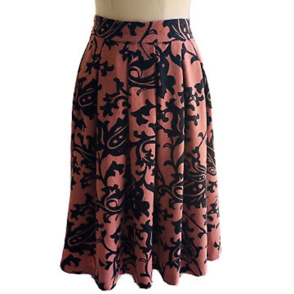 Paisley print pleated skirt H&M